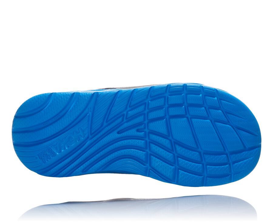 Sandalias Hoka One One Mujer - Ora Recovery Flip - Azul Marino - IZM910375